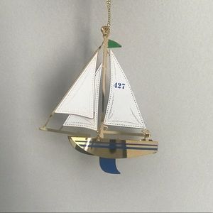 Baldwin Brass/ChemArt sailboat ornament